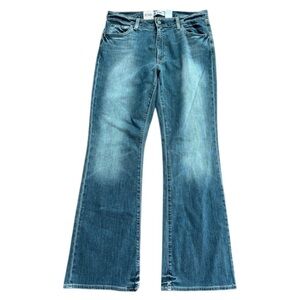 NWT GAP Stretch Women's Flare Jeans Just Below Waist Slightly Loose Flared sz 12